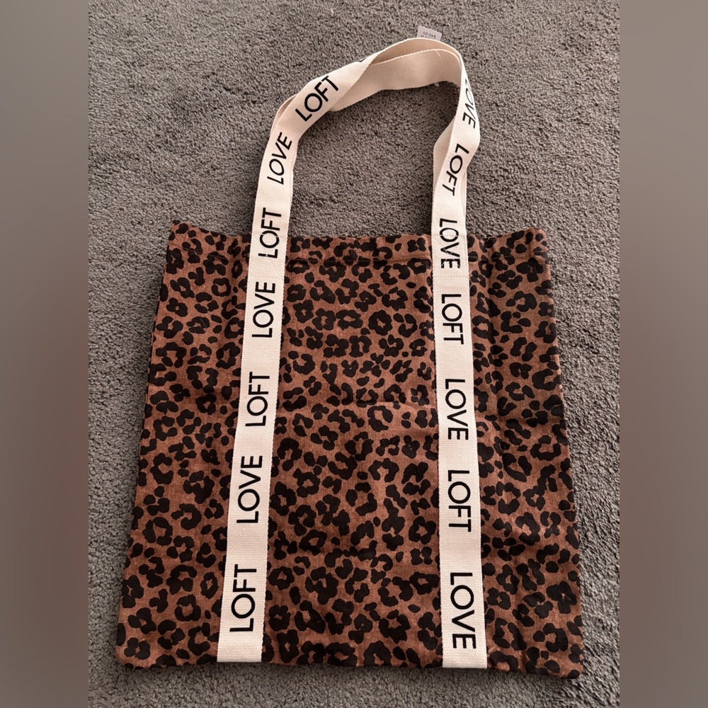 LOFT NWT canvas tote